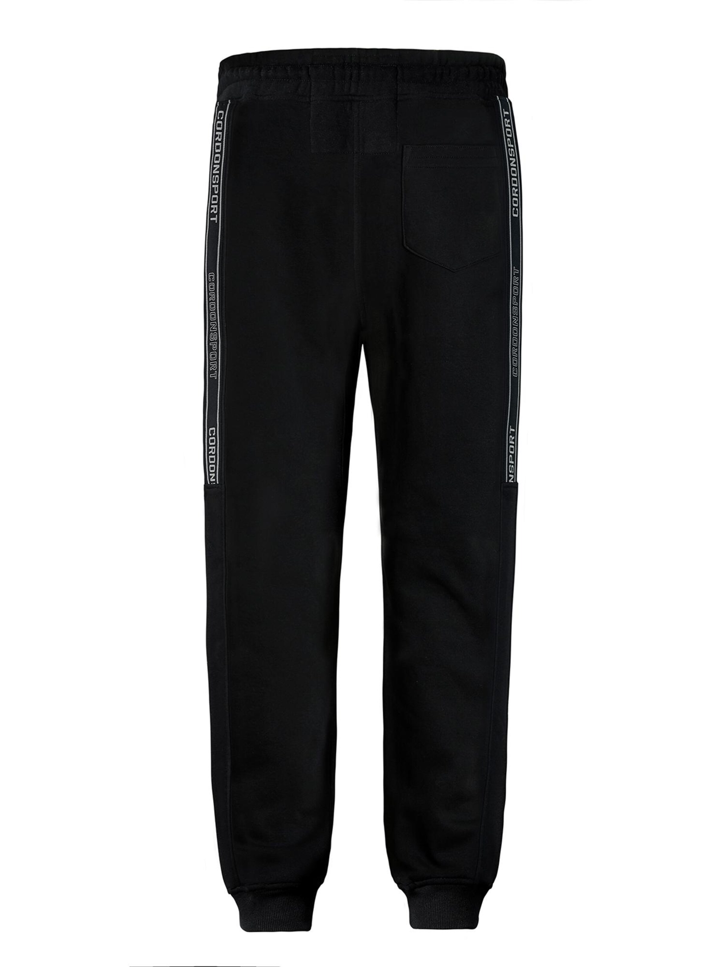 Cordon Sport Regular Workout Pants 'King' in Black