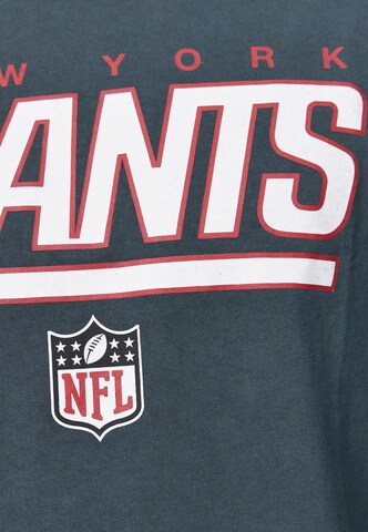 Recovered Shirt 'NFL New York Giants Oversized L/S Washed' in Grey