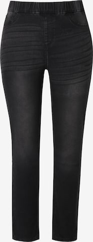 Ulla Popken Jeggings in Black: front