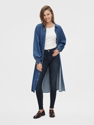 Skinny Jean 'Delly' PIECES en bleu