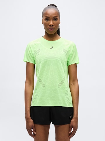 ASICS Performance shirt 'METARUN' in Green: front