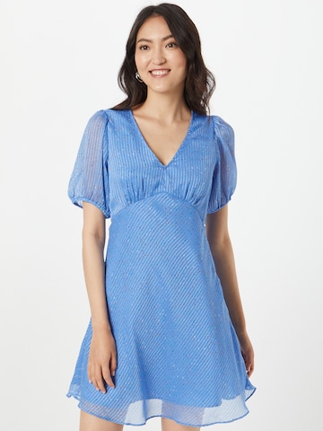 Neo Noir Dress 'Nobu' in Blue: front