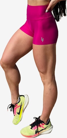 LUXFEEL - Skinny Leggings 'Short Myself' en rosa: frente