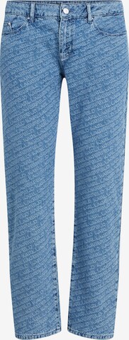 Karl Lagerfeld Regular Jeans in Blauw: voorkant
