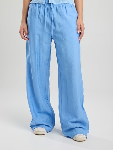 America Today Wide leg Broek in Blauw: voorkant