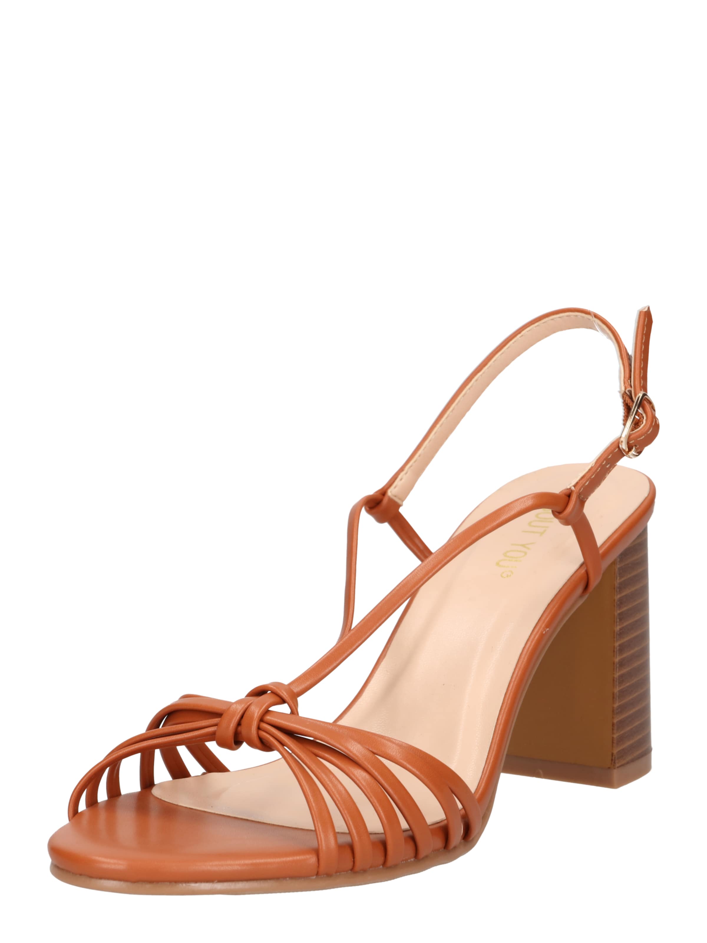 ABOUT YOU Sandals 'Celina' in Brown: front