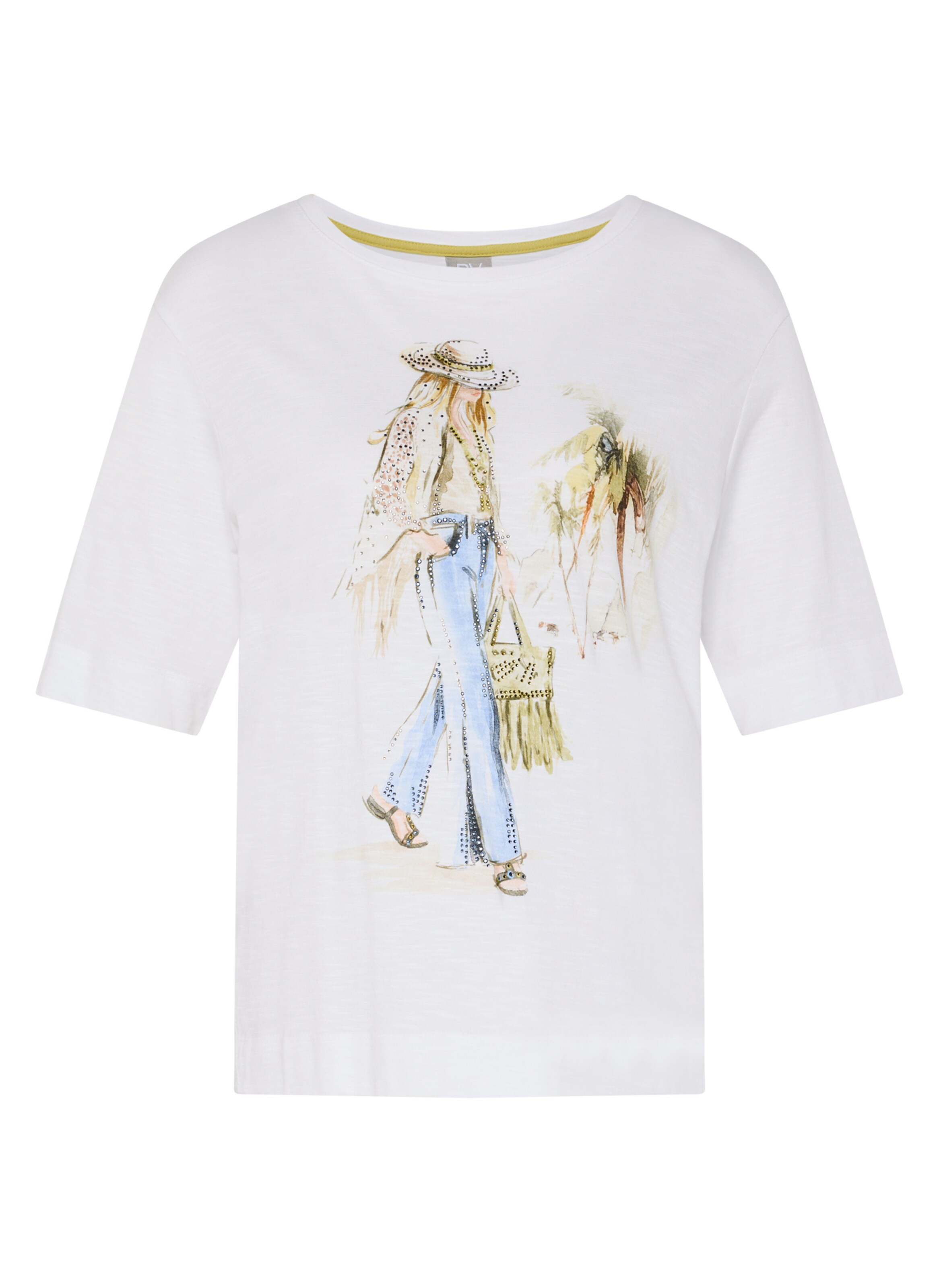 Rabe Shirt in Weiß: Vorderseite