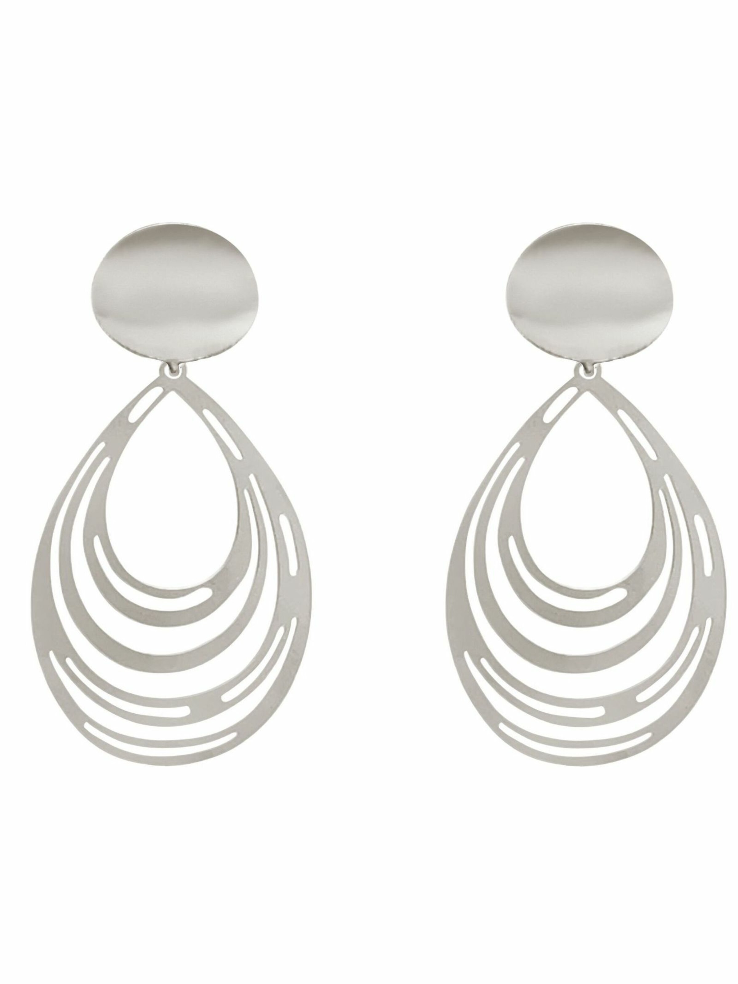 Gemshine Ohrringe in Silber: Vorderseite