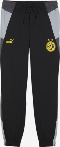 PUMA Tapered Workout Pants in Black: front