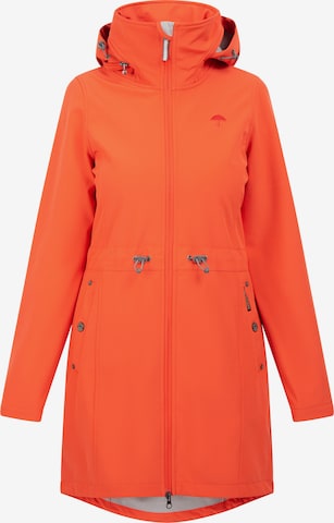 Manteau fonctionnel Schmuddelwedda en orange : devant