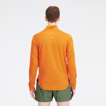 new balance Performance shirt 'Heat Grid' in Orange