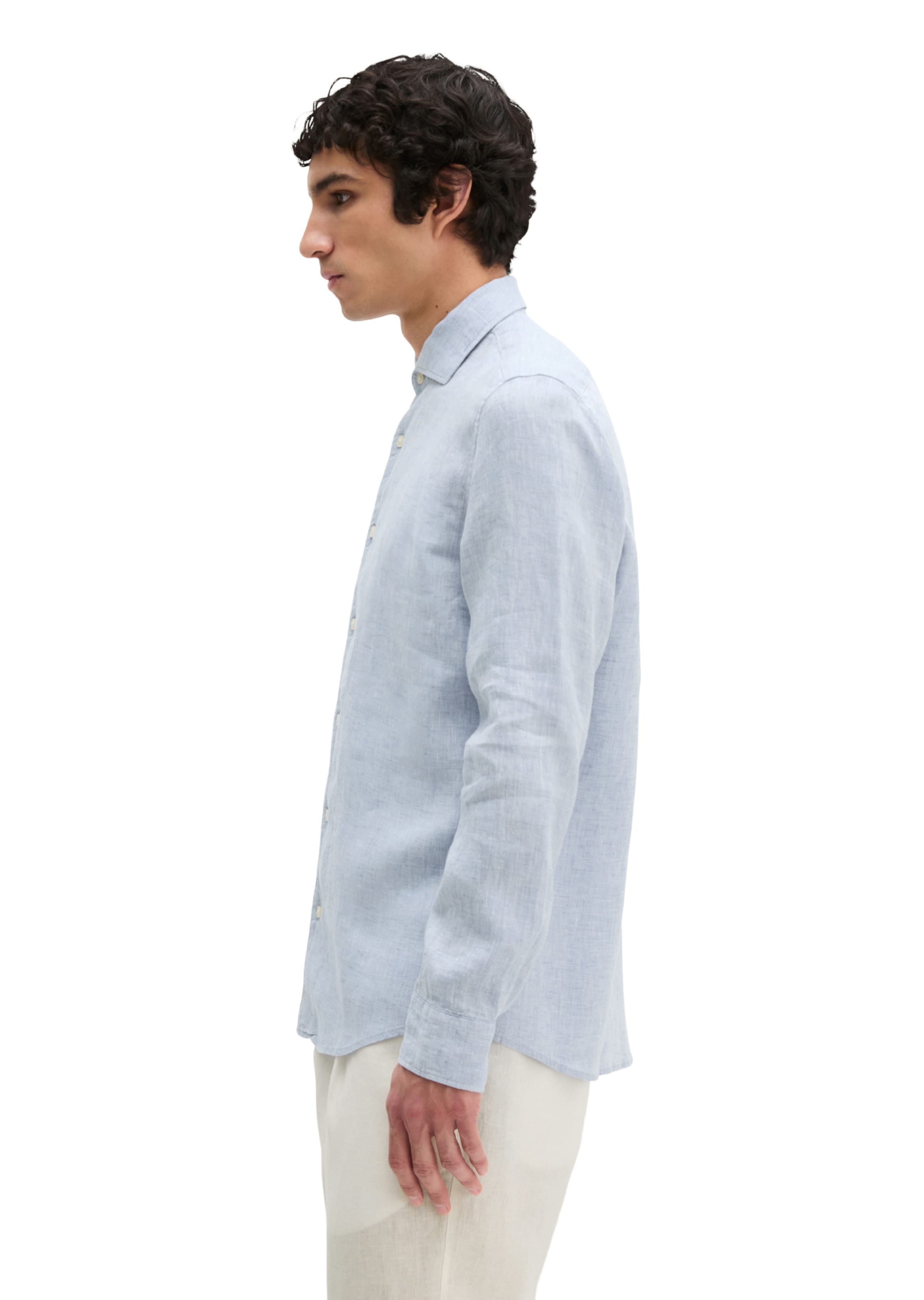 Marc O'Polo Regular fit Overhemd in Blauw