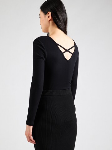 ABOUT YOU T-shirtbody 'Emmy' i svart