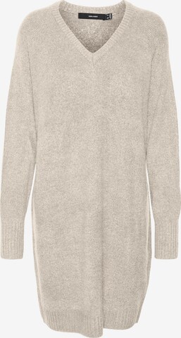 VERO MODA - Vestido de punto 'ELLYLEFILE' en beige: frente