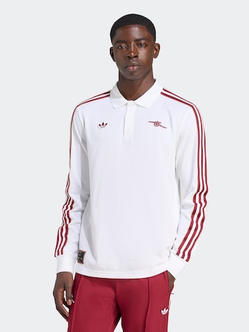 ADIDAS ORIGINALS Poloshirt 'FC Arsenal Terrace' in Weiß: Vorderseite