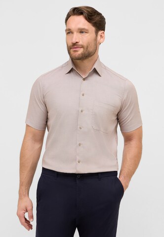 ETERNA Comfort fit Button Up Shirt in Brown: front
