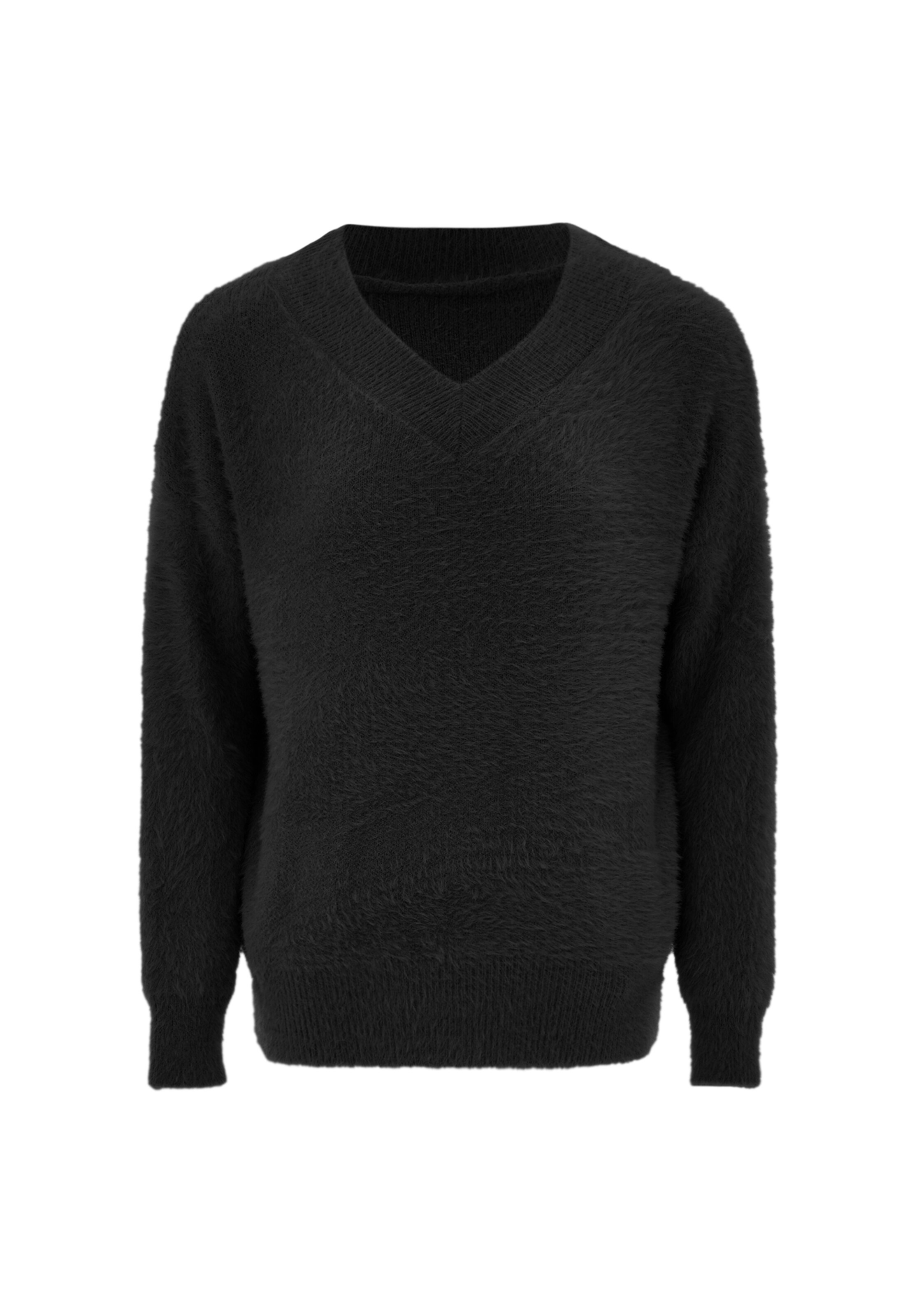 Poomi Sweater in Black: front
