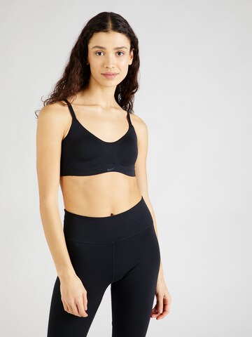 NIKE Bustier Sport bh 'ALATE' in Zwart: voorkant