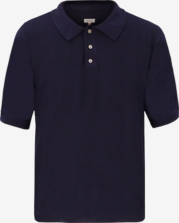 Distretto12 Poloshirt 'Zed' in Blau: Vorderseite