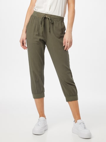 Kaffe Tapered Pants 'Naya' in Green: front