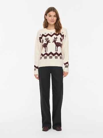 VILA - Jersey 'YULE' en beige