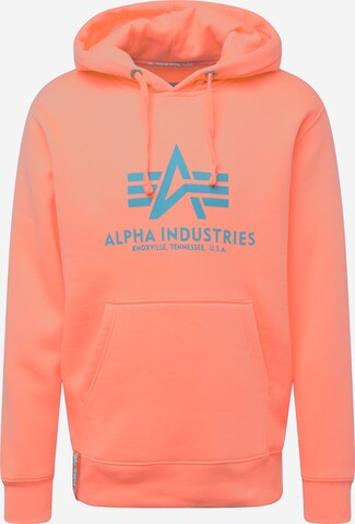 Sweat-shirt ALPHA INDUSTRIES en rouge : devant