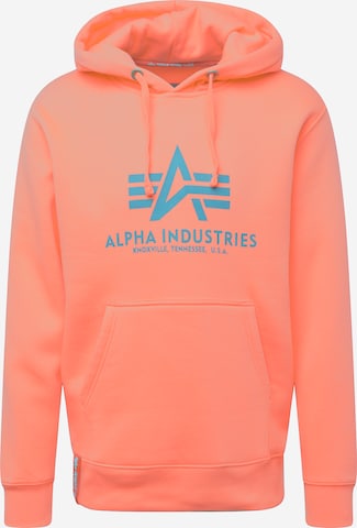 ALPHA INDUSTRIES Sweatshirt i röd: framsida