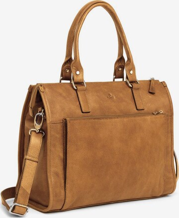 ADAX Document Bag 'Lulu' in Brown