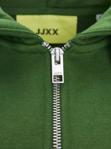 JJXX Zip-Up Hoodie 'Abbie' in Green