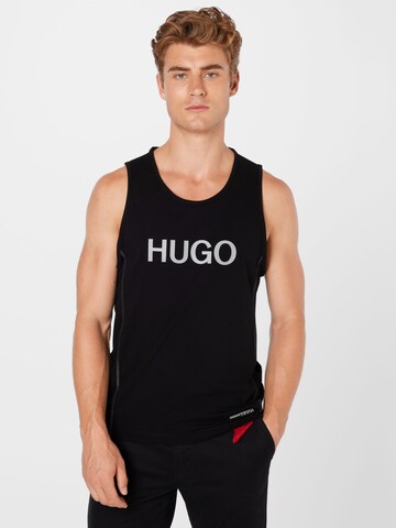 HUGO Top 'Dactive' in Schwarz: Vorderseite