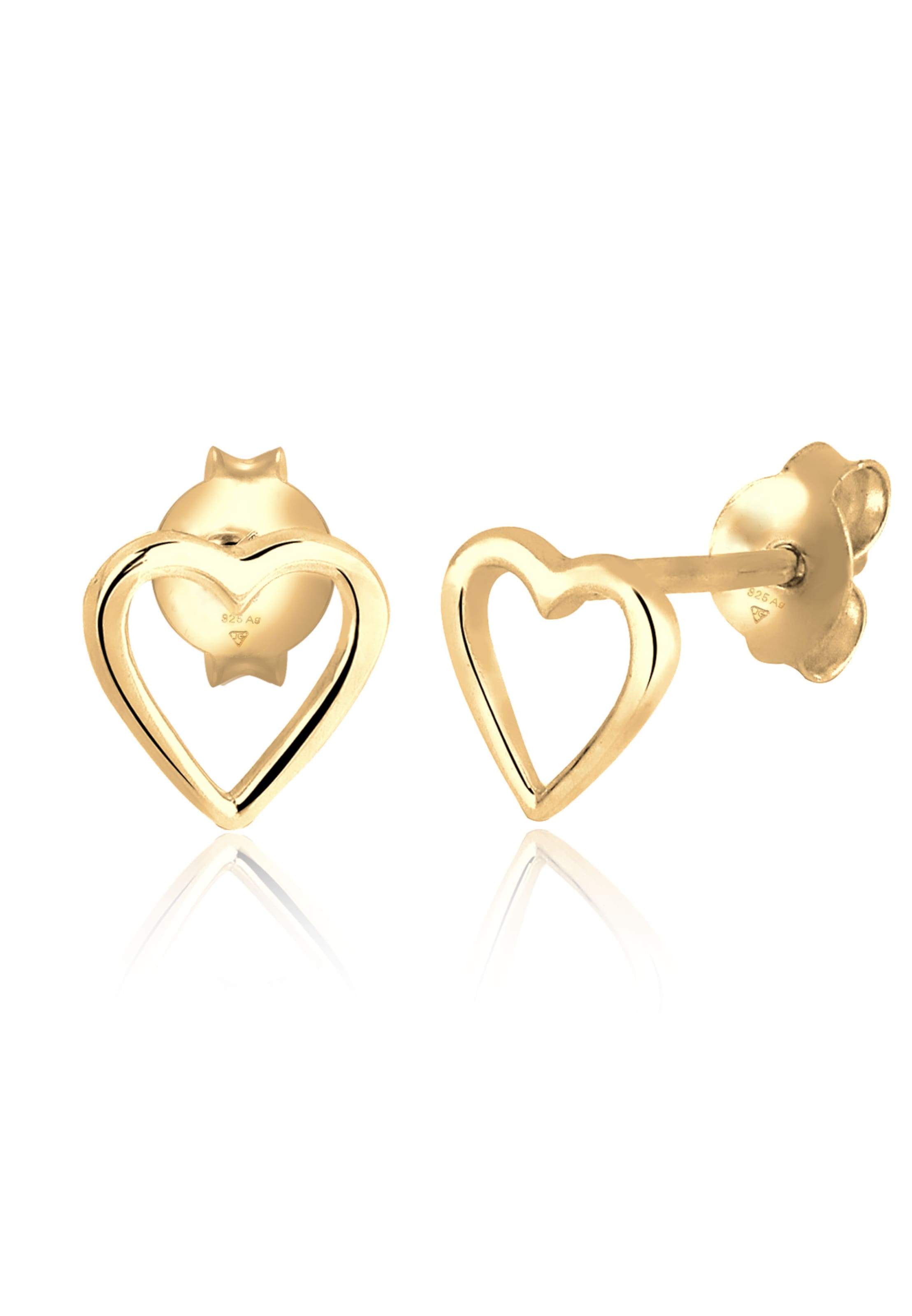 Boucles d'oreilles 'Herz' ELLI en or