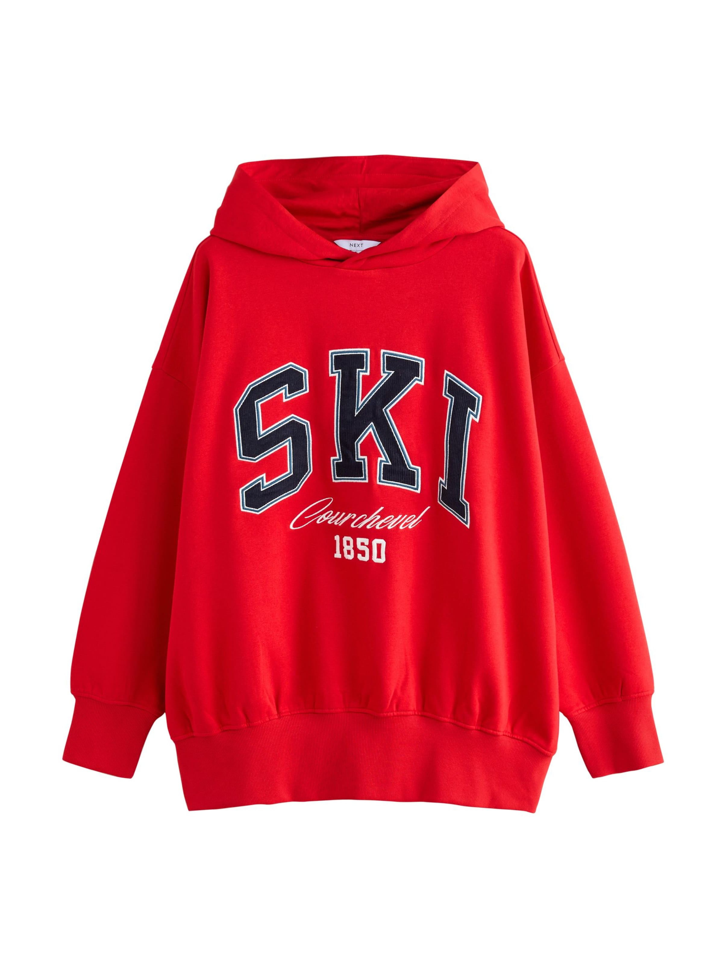 Next Суичър в червено: отпред