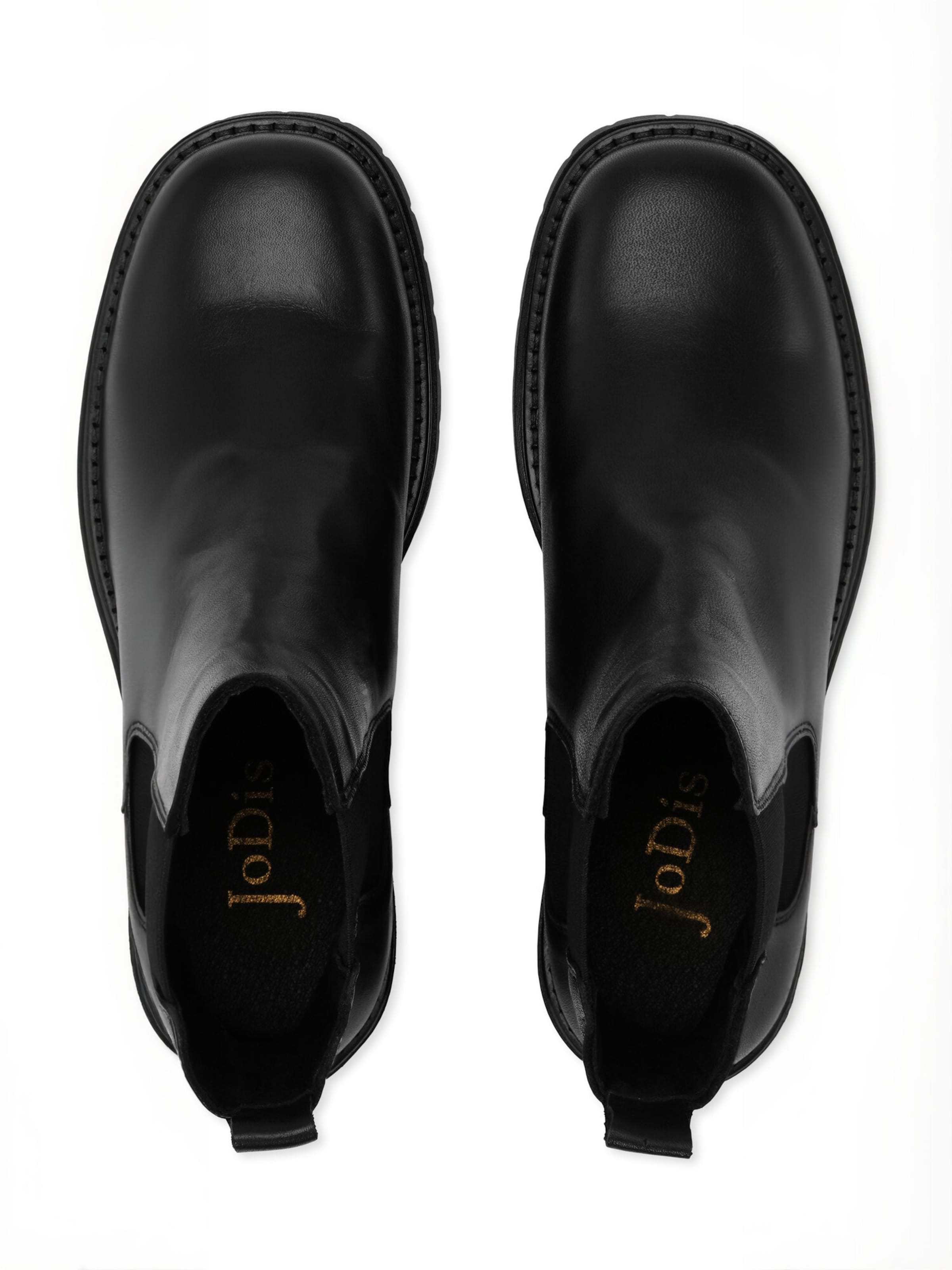 Chelsea Boots ' RUT ' JoDis en noir : au dessus
