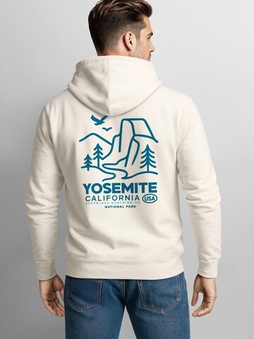 Neverless Sweatshirt 'Yosemite Park' in Beige