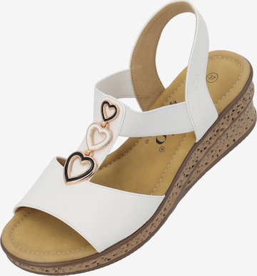 Palado by Sila Sahin Sandals 'Selri' in White: front