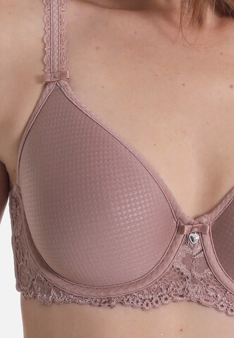 sassa T-shirt Bra 'INDIAN SUMMER' in Pink