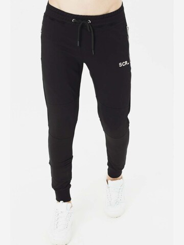 SCR. Slimfit Sportbyxa 'NEDRO' i svart
