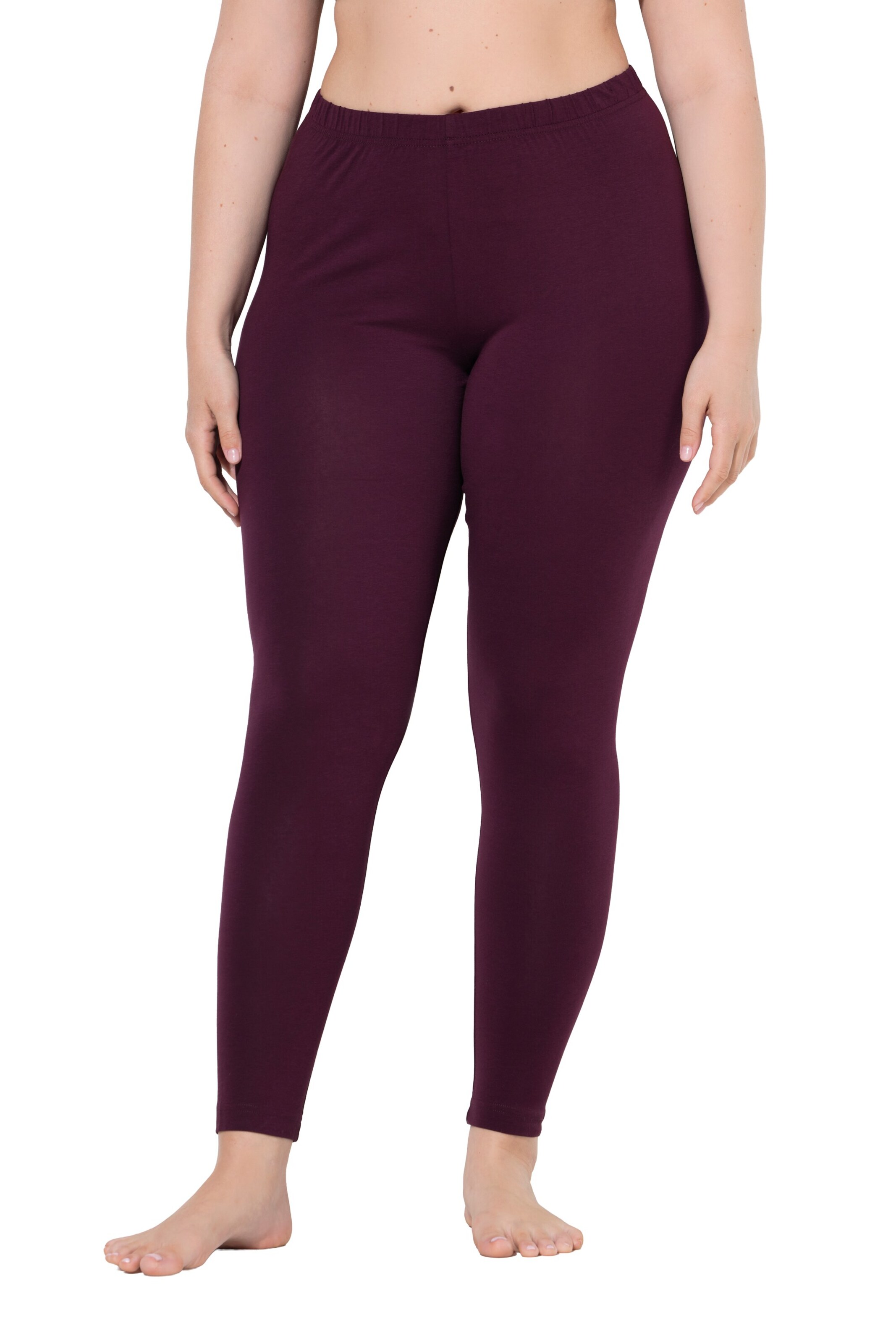 Ulla Popken Skinny Leggings in Red: front