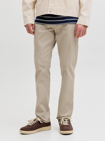 JACK & JONES - Slimfit Calças 'JPSTGLENN DYLAN' em bege: frente