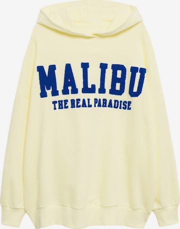 MANGO TEEN Sweatshirt 'Malibu' in Gelb: predná strana