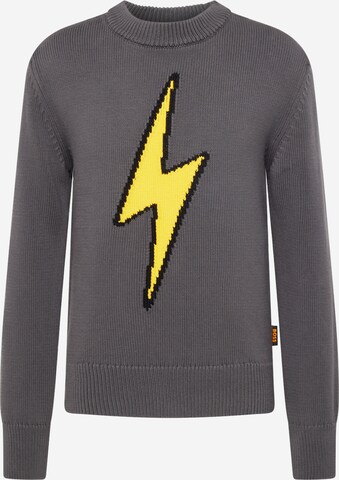 BOSS Sweater 'Kaflash' in Grey: front