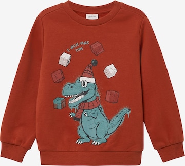 Sweat s.Oliver en rouge : devant