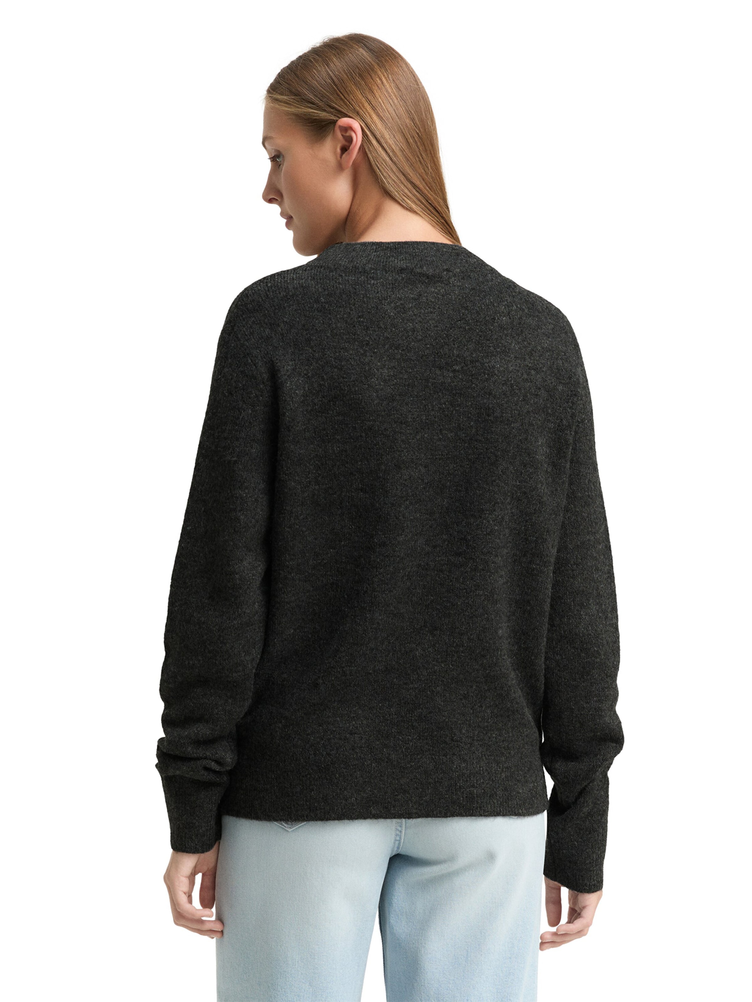 TOM TAILOR DENIM Sweater in Grey
