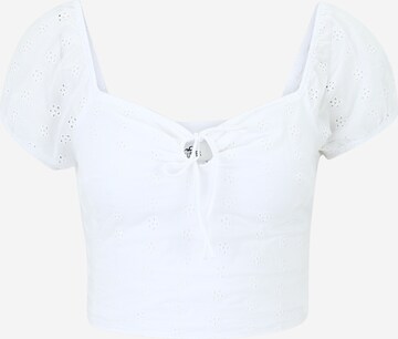 HOLLISTER Blouse 'NOW PRETTY' in Wit: voorkant