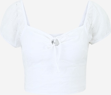 HOLLISTER Bluse 'NOW PRETTY' in Weiß: predná strana