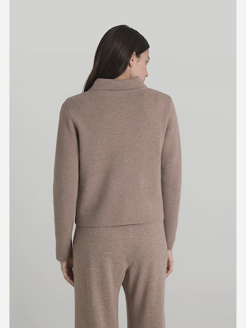 MAERZ Muenchen Knit cardigan 'Geelong' in Brown: back