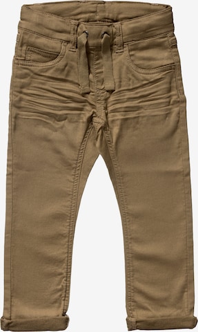 Villervalla Regular Hosen 'Sweat Twill' in Braun: Vorderseite