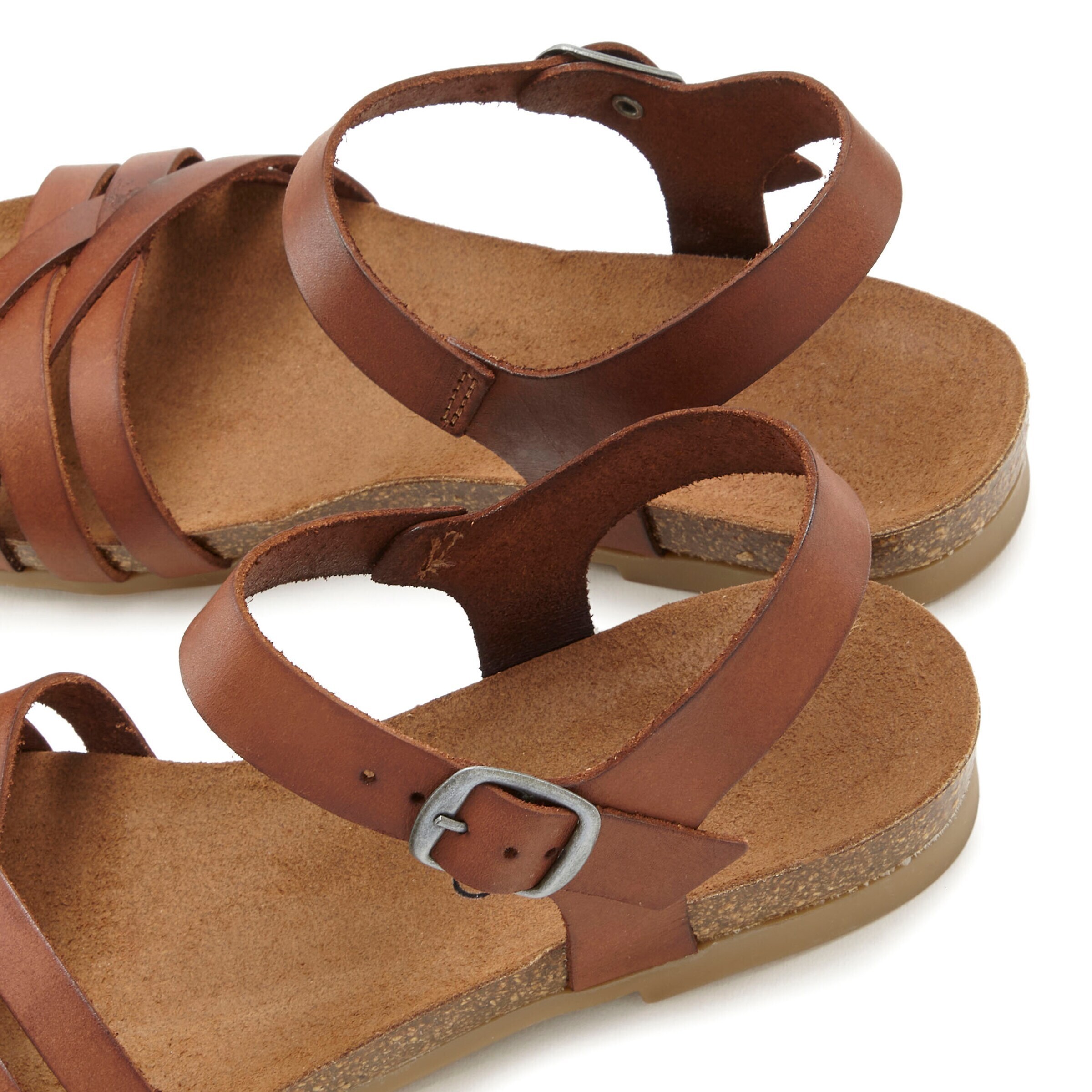 LASCANA Σανδάλι σε καφέ