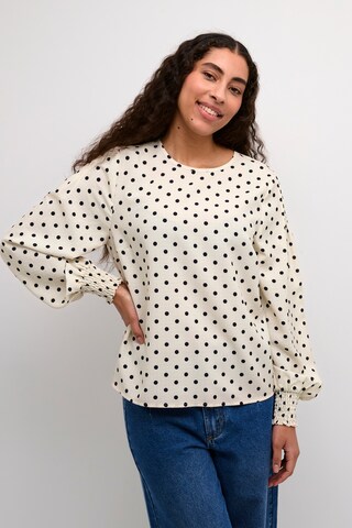 Kaffe Blouse 'KA Oscarna' in Beige: voorkant
