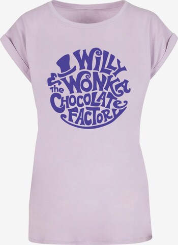 ABSOLUTE CULT Shirt 'Willy Wonka And The Chocolate Factory' in Lila: voorkant